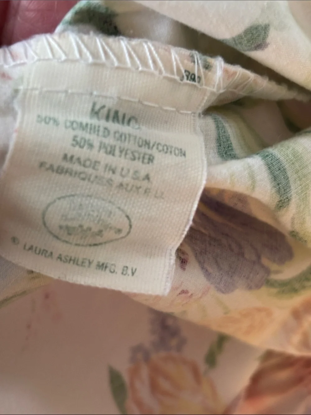 Vintage Laura Ashley 90s Cotton Blend Floral Pillowcases